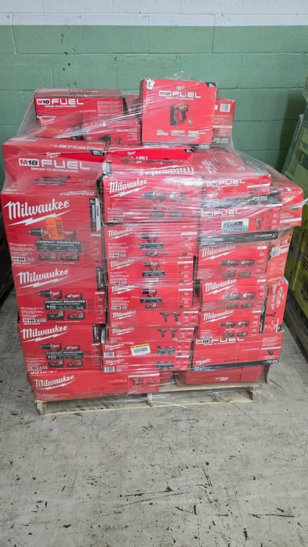 bulk Milwaukee Tool Pallets for Sale